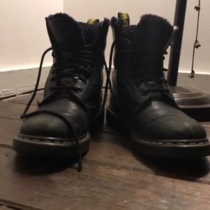 Dr. martens - Black with Fur